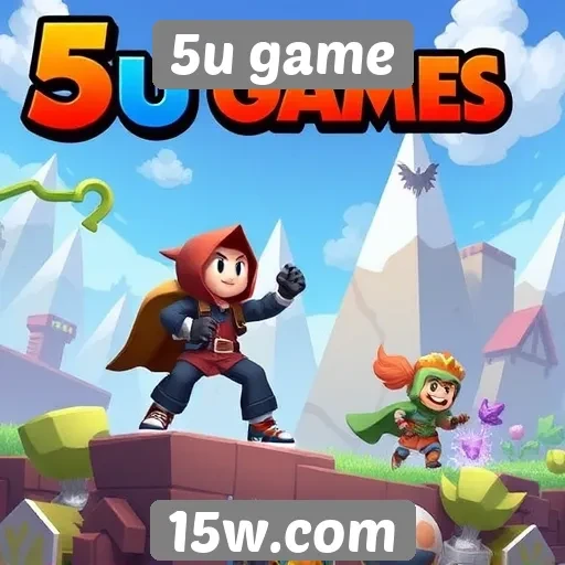 Exploração das categorias de jogos disponíveis no 5u game